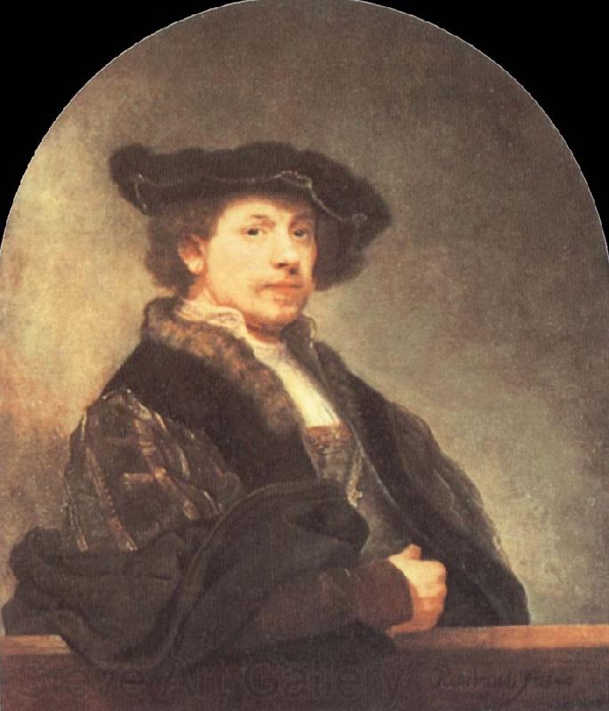 REMBRANDT Harmenszoon van Rijn Self-Portrait at the Age of Thrity-Four France oil painting art
